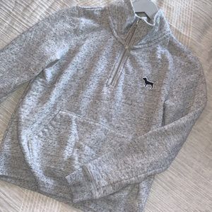 ☀️OFFERS?☀️ Gray Marled VS Pink Half Zip